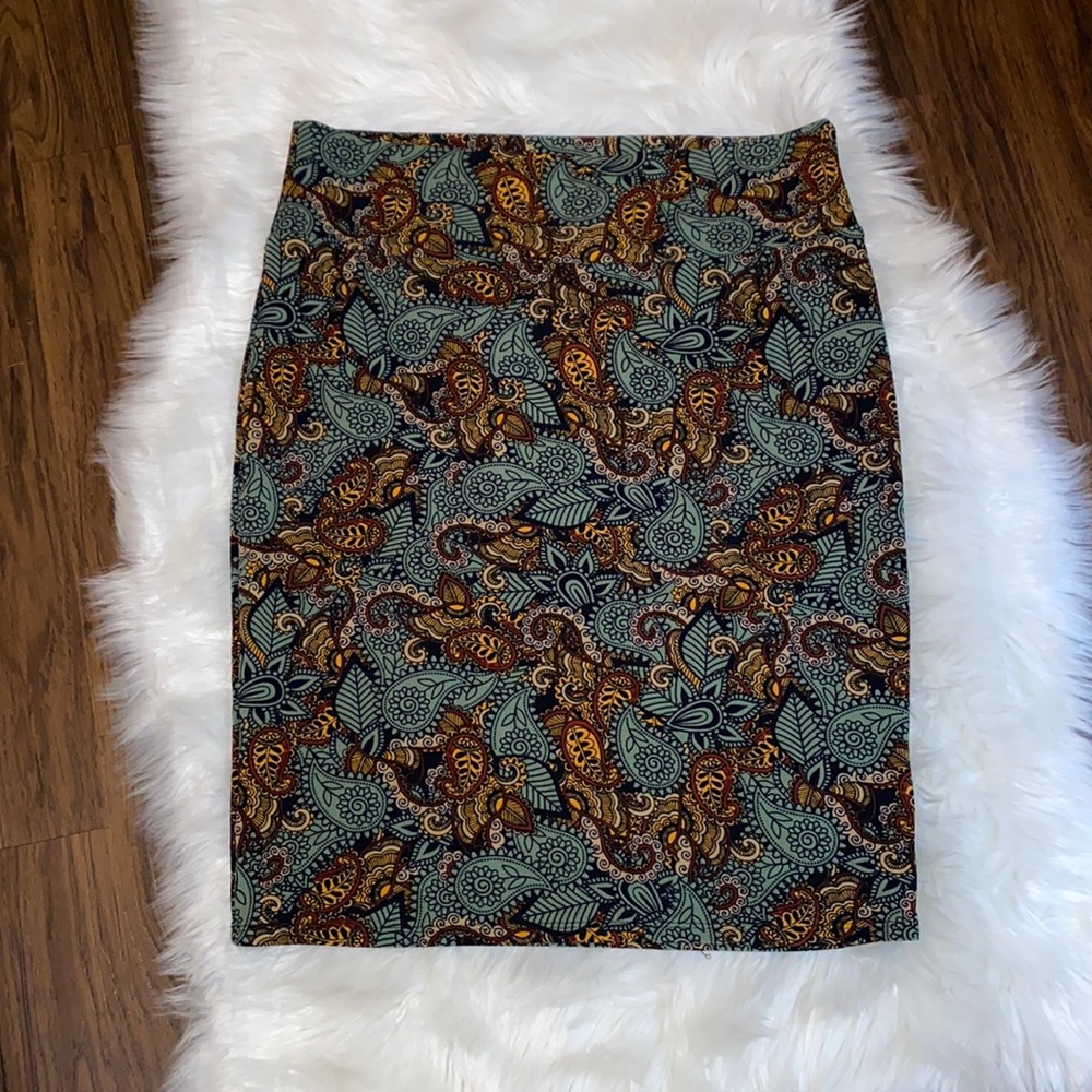 LuLaRoe Cassie Skirt Paisley Print